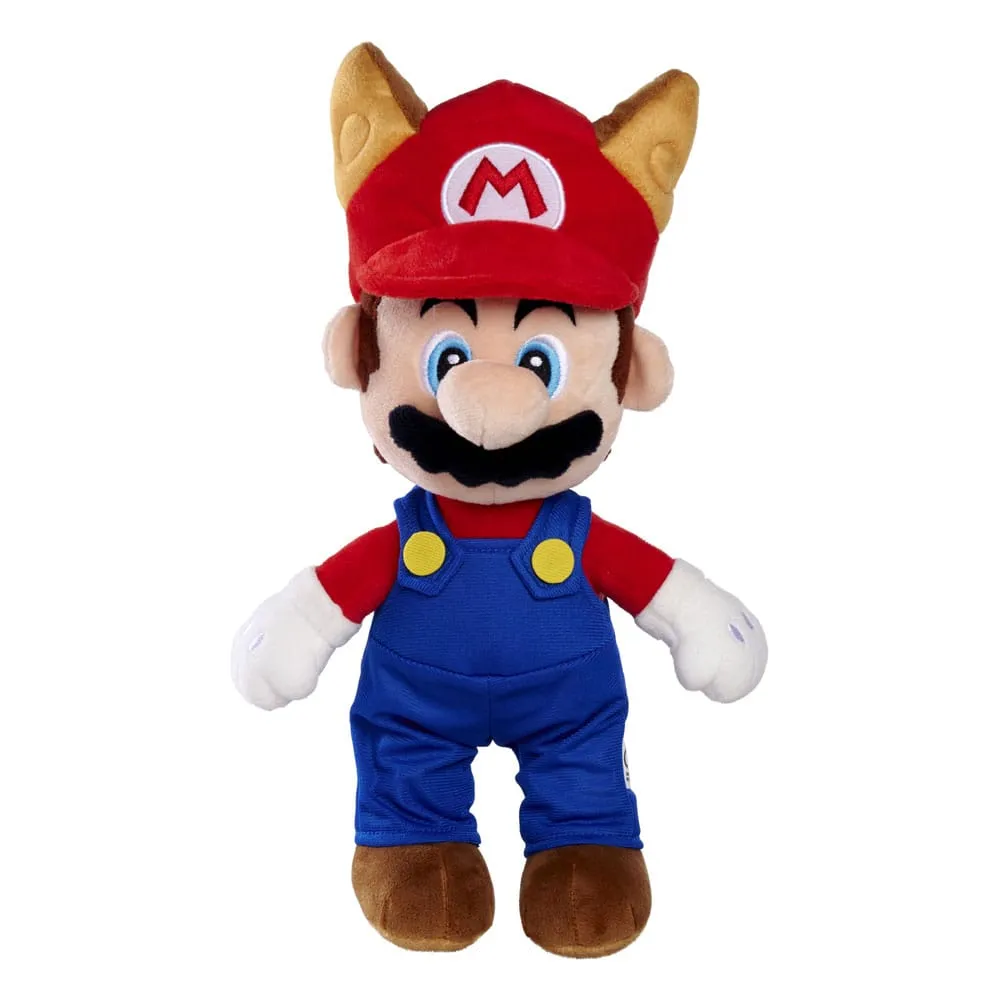 Random Edition Opening Collector's Pack Series Super Mario Plush Figur Tanuki Mario 30 cm