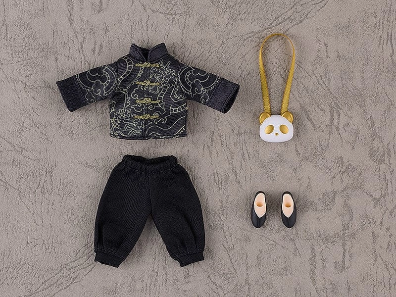 Nendoroid Doll Outfit Set : Short Length Chinese Outfit ( Dragon ) Superhero Pose Designer Showcase