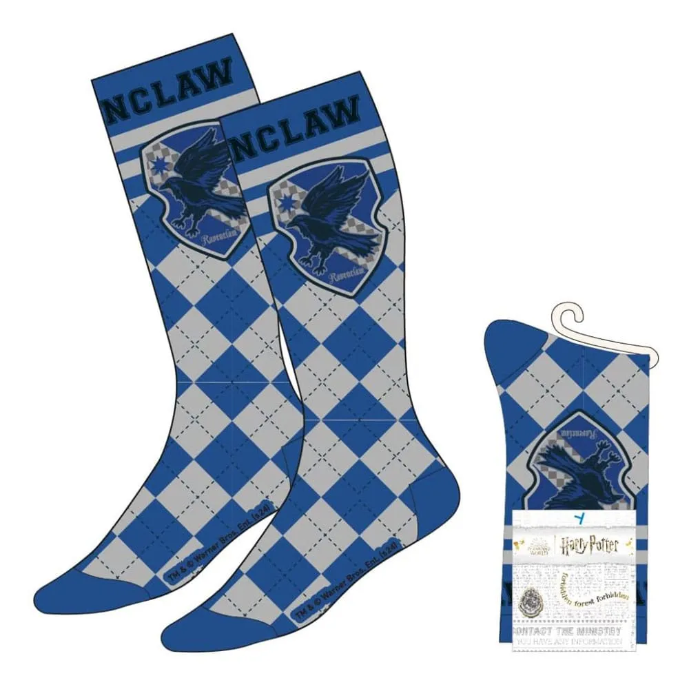 Harry Potter Strumpor Ravenclaw EU 38-45 Gift For Him Sky Animal