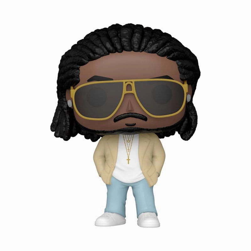 T-Pain POP! Rocks Vinyl Figur - 9 cm Ship Figure Personalized Card