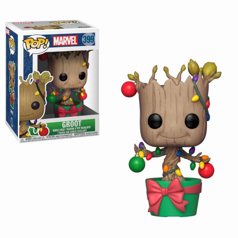 Marvel Comics POP! Groot Jul Vinylfigur med Ljus & Ornament Character Collectible Vinyl Collection