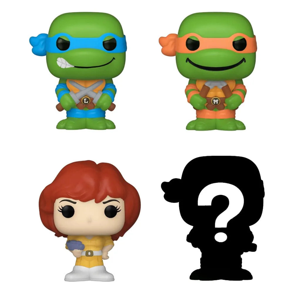 Teenage Mutant Ninja Turtles Bitty POP! Vinyl Figur 4-Pack - Leonardo Character Decor Superhero Statue