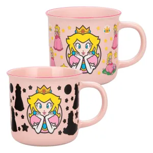 Blue Ribbon Super Mario Heat Change Mug Princess Peach