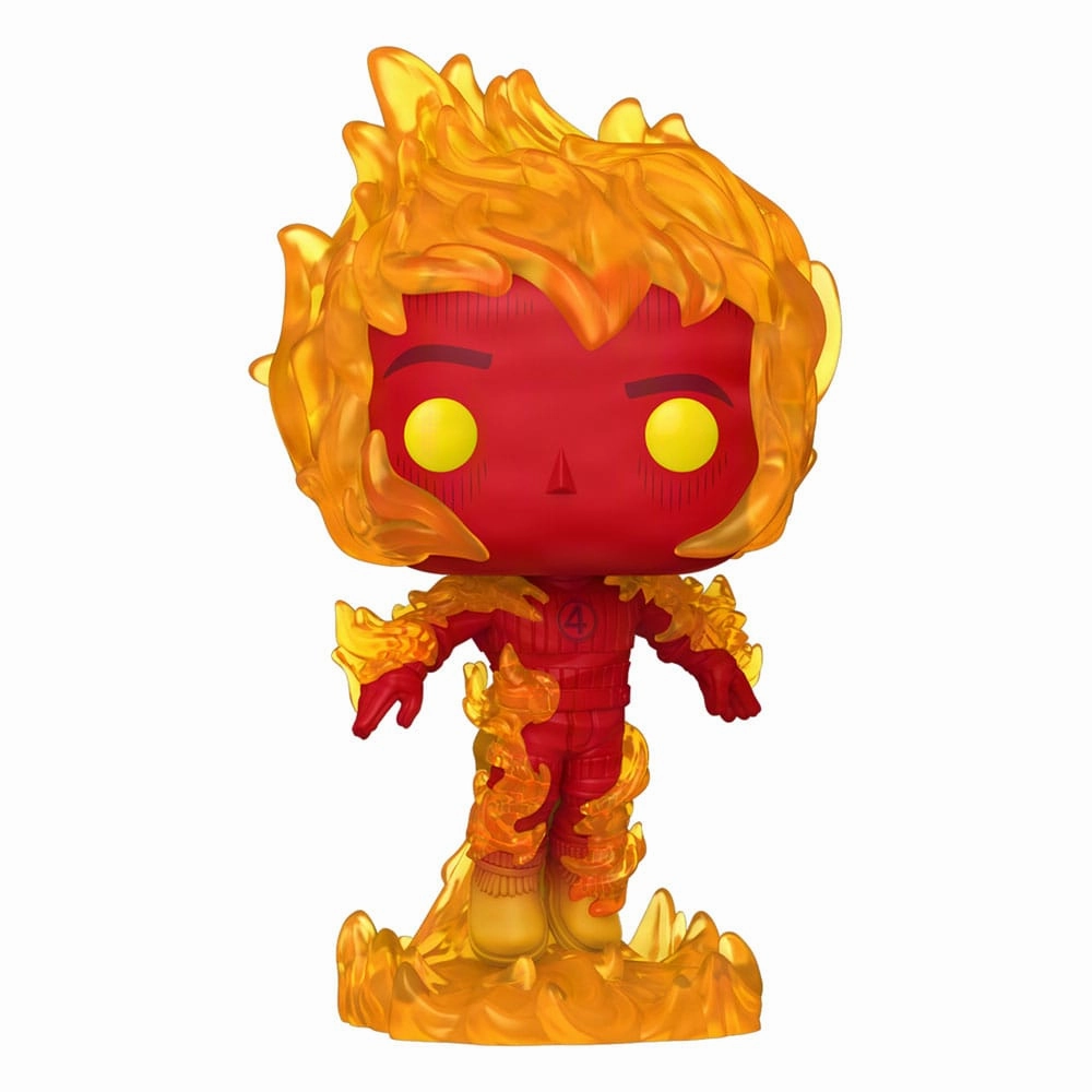 Movie Art 3D printed The Fantastic Four: Human Torch POP! Marvel Figur 9 cm