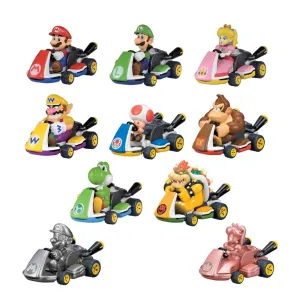 Mario Kart Pull Back Cars Mystery Pack Display (12) Hidden Series Series
