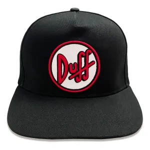 Designer Piece Simpsons Curved Bill Duff Logo Keps