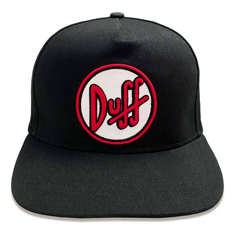 Designer Piece Simpsons Curved Bill Duff Logo Keps