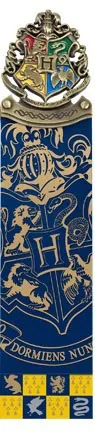 Teen Bedroom Action Display Harry Potter Bokm?rke Hogwarts med Metall Crest