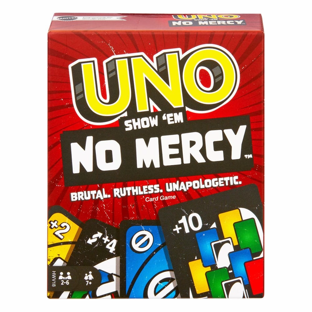 UNO Card Game No Mercy - Klassisk Kortspel Landmark Replica