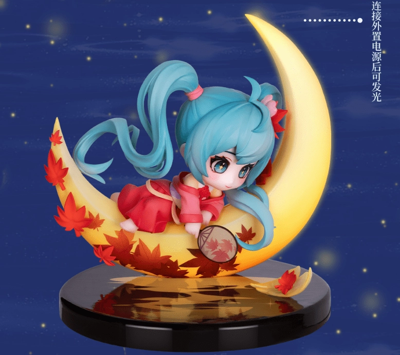 Hatsune Miku Q Figure Yuexijiang [with gift: Button Badge & Postcard] Anime Series