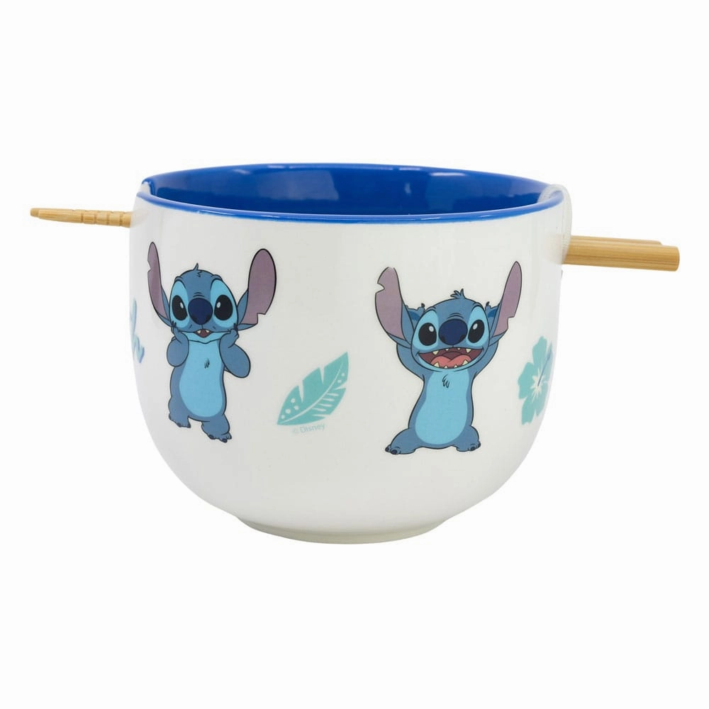 Lilo & Stitch Ramen Sk?l med ?tpinnar Knickknack Creator