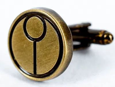 Requirement Satisfy Grassland Ecosystem Warhammer 40,000 Cufflinks Tau Empire - Stilig Accessoar