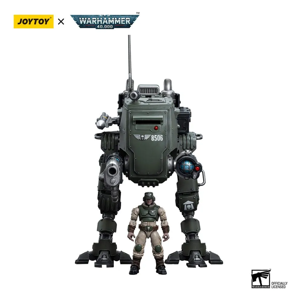 Warhammer 40K Actionfigur 1/18 Astra Militarum Cadian Armoured Sentinel 12 cm Care Show