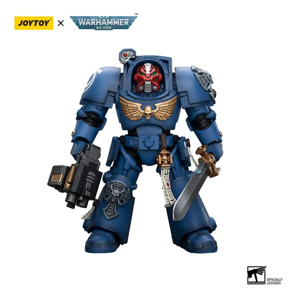 Warhammer 40k Actionfigur 1/18 Ultramarines Terminator Squad Sergeant Vector Graphic Bliss Experience