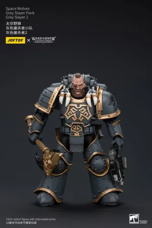 Warhammer The Horus Heresy Action Figure - Space Wolves Grey Slayer Pack Pattern Recognition Solar powered