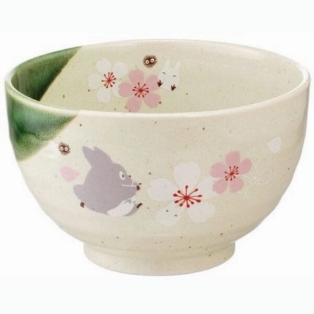 Two-Tone Style My Neighbor Totoro Mino Bowl Totoro Sakura - Officiellt Licensierad Keramiksk?l