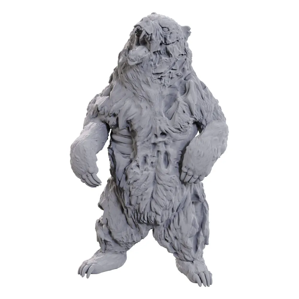 Chibi Style Collectible Character WizKids Deep Cuts Om?lade Miniatyr Zombie Grizzlybj?rn